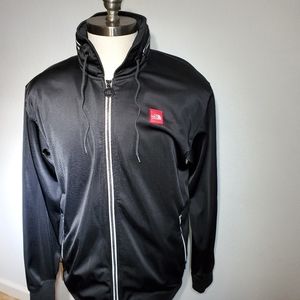 North Face Satin Shine Full Zip Hidden Hoodie L